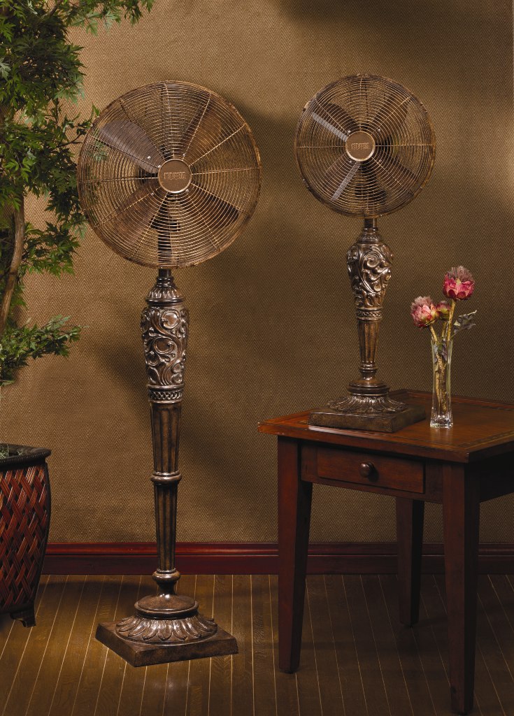 DBF0440 DBF0439 Cantalonia Table Top Fans and Cantalonia Floor Fans by Deco Breeze
